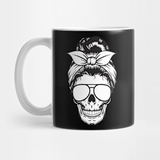 happy skull girl Mug